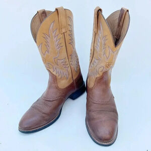 Ariat Men’s Heritage Stockman Western Cowboy Boots Brown Size 11